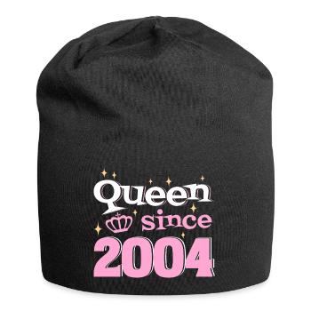 Reine Depuis 2004 Fille 18 Ans Anniversaire - Bonnet en jersey - noir - Devant