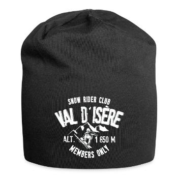 Val d Isere snow rider club - Bonnet en jersey - noir - Devant