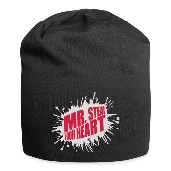 Mr steal your heart - Jersey Beanie - black - Front