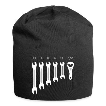Werkzeug - Jersey-Beanie - Schwarz - Vorne