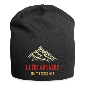 Ultraläufer laufen die Extrameile - Jersey-Beanie - Schwarz - Vorne