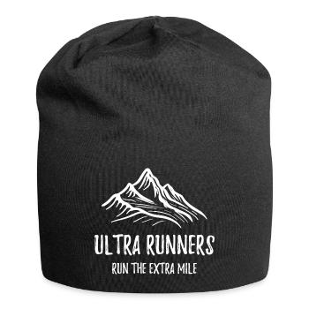 Ultraläufer laufen die Extrameile - Jersey-Beanie - Schwarz - Vorne