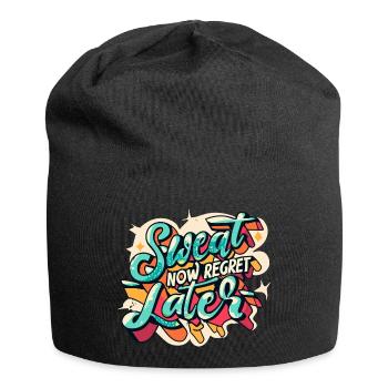 Sweat Now Regret Later - Jersey Beanie - black - Front