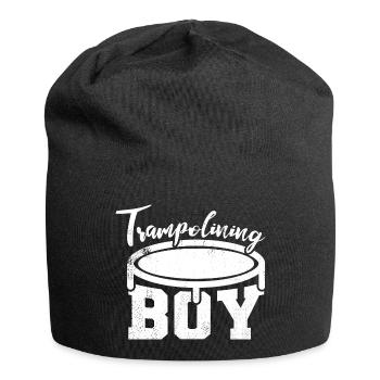 Trampoline Jumper Boy - Jersey Beanie - black - Front