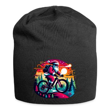 Santa VTT Néon - Bonnet en jersey - noir - Devant