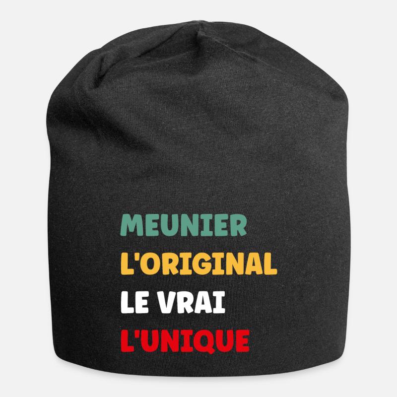 Meunier - Bonnet en jersey - noir