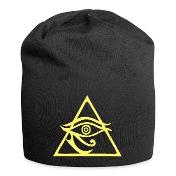 La pyramide du dieu Horus - Bonnet en jersey - noir - Devant