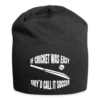 Cricket Cricket Équipe de cricket Équipe de cricket - Bonnet en jersey - noir - Devant