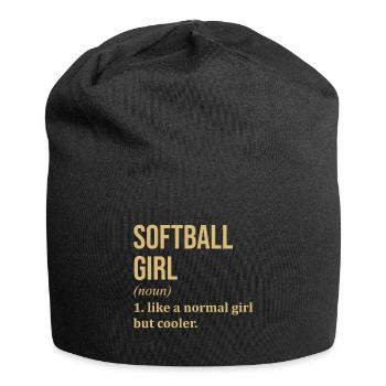 Softball Softball Softball - Bonnet en jersey - noir - Devant