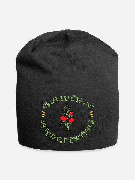 Gartenarbeitstag ist mein Lieblingstag - Jersey-Beanie - Schwarz