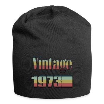 1973 Birthday 1973 Born in 1973 Birthday - Jersey Beanie - black - Front