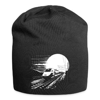 Railway Graphic - Jersey Beanie - black - Front