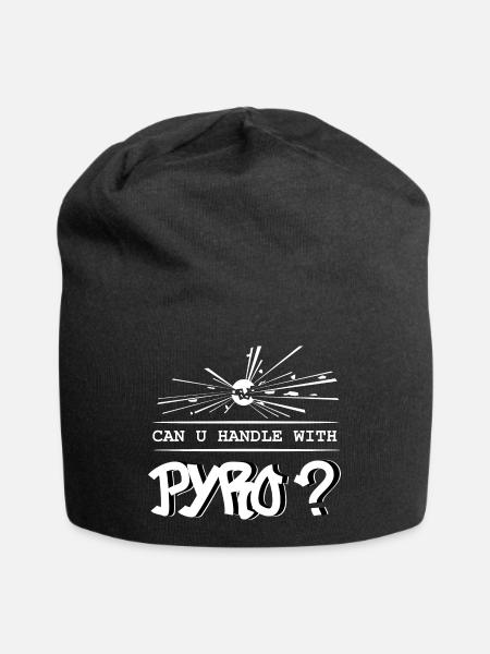 pyro - Jersey-Beanie - Schwarz