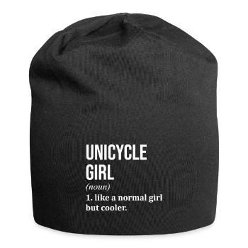 Unicycle Unicycle Unicycle - Jersey Beanie - black - Front