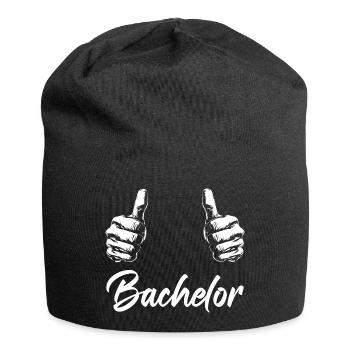 Enterrement de vie de garçon, marié, enterrement de vie - Bonnet en jersey - noir - Devant