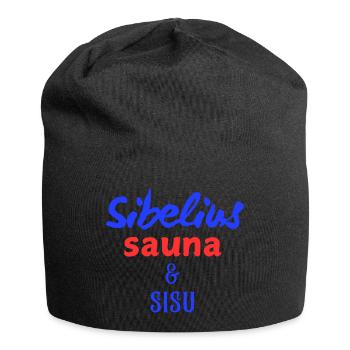 Sibelius, sauna et sisu - Bonnet en jersey - noir - Devant