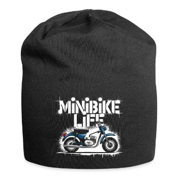 Passion pour les -motos - Bonnet en jersey - noir - Devant