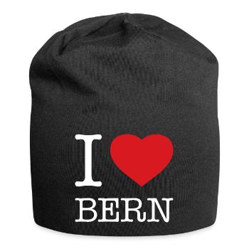 J’ADORE BERNE - Bonnet en jersey - noir - Devant