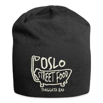 Oslo Street Food - Jersey-Beanie - Schwarz - Vorne