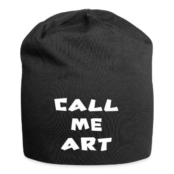 CALL ME ART - Jersey Beanie - black - Front