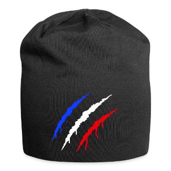 krallen frankreich - Jersey-Beanie - Schwarz - Vorne
