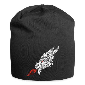 Dragon's Breath - Jersey Beanie - black - Front