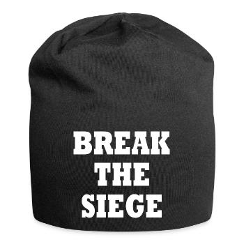 break the siege - Jersey Beanie - black - Front