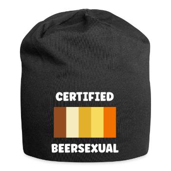 Beersexual Hot Beer Palette - Jersey Beanie - black - Front