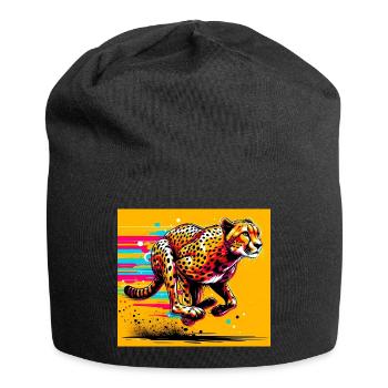guépard - Bonnet en jersey - noir - Devant