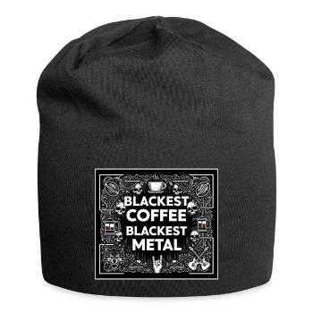 Blackest_Coffee_Blackest_Metal_02 - Jersey-Beanie - Schwarz - Vorne