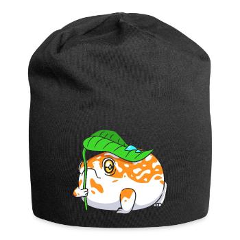 Frosch Desert Rain Frog - Jersey-Beanie - Schwarz - Vorne