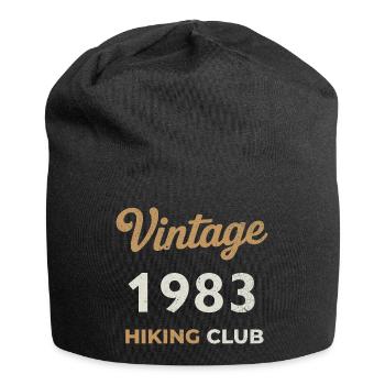 Vintage 1983 – Sailing Club Retro Geburtsjahr - Jersey-Beanie - Schwarz - Vorne