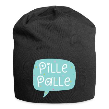 Pille Palle - alles easy Kids - Jersey-Beanie - Schwarz - Vorne