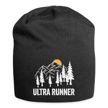 Ultra Runner - Jersey Beanie - black - Front