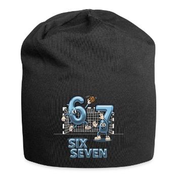 67 Six Six Y3K Handball - Bonnet en jersey - noir - Devant