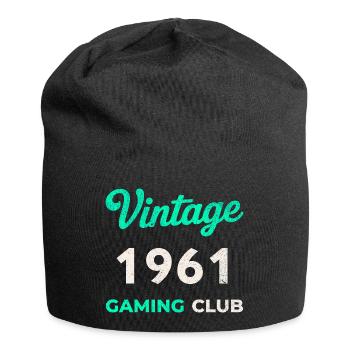 Vintage 1961 – Gaming Club Retro Birth Year - Jersey Beanie - black - Front