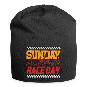 Car Racing Motorsport Sunday Race Day - Jersey Beanie - black - Front