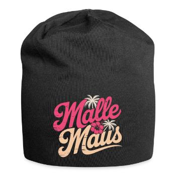 Mallemaus Bachelor Party Women Mallorca Fan Party Malle Mouse - Jersey Beanie - black - Front