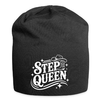 Step Queen Western Line Dance - Jersey Beanie - black - Front