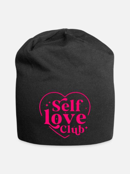 Club d’amour de soi - Bonnet en jersey - noir
