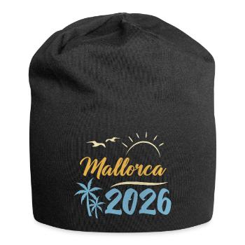 Mallorca 2026 - Jersey-Beanie - Schwarz - Vorne