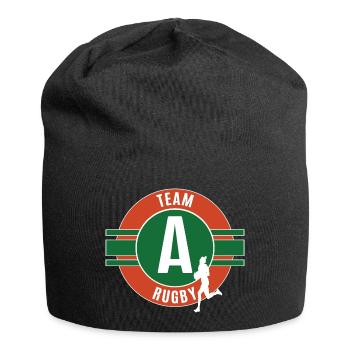 Rugby Team A Team Player Game - Jersey Beanie - black - Front