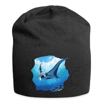 Raies Manta Raies - Bonnet en jersey - noir - Devant