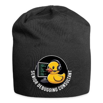 Consultant en débogage croacant, Nerd de cadeaux - Bonnet en jersey - noir - Devant