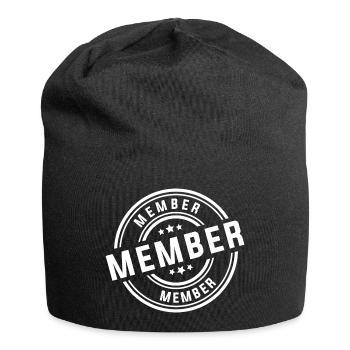 member - Jersey-Beanie - Schwarz - Vorne