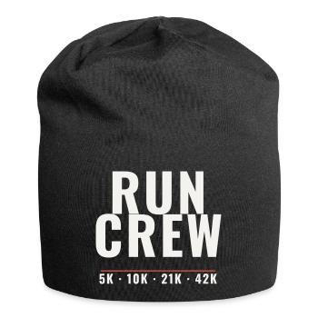 Équipe de course Running Marathon Team Run - Bonnet en jersey - noir - Devant