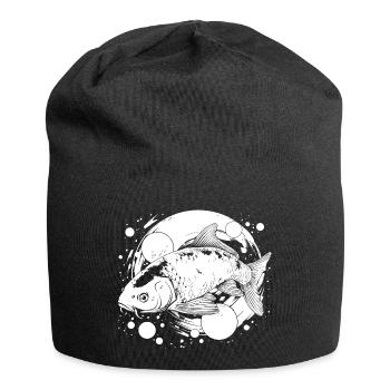 Fishing Street Art - Jersey Beanie - black - Front