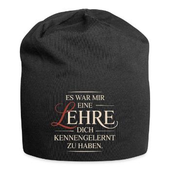 Lehre Dich Kennenzulernen Ex Freund Trennung Ex - Jersey-Beanie - Schwarz - Vorne