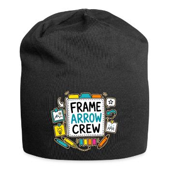 FRAME ARROW CREW - Jersey Beanie - black - Front