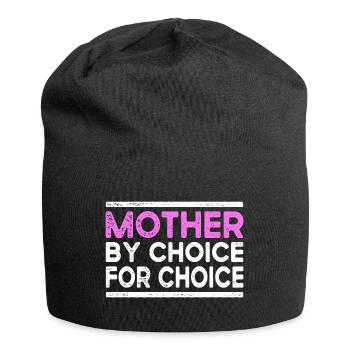 Mein Körper Meine Entscheidung - Jersey-Beanie - Schwarz - Vorne